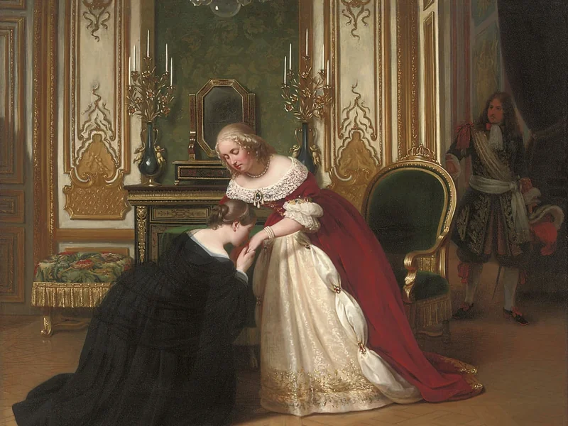 1807-Louise Adélaïde Desnos - Madame de La Vallière implora il perdono della regina prima di prendere il velo